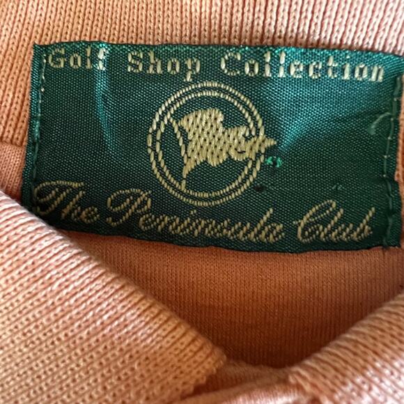 Peninsula Yacht Club Orange Cotton Polo Shirt Short Sleeve XLT - Picture 6 of 9